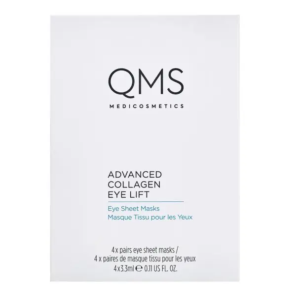 Schnäppchen QMS Medicosmetics Advanced Collagen Eye Lift Eye Sheet Masks