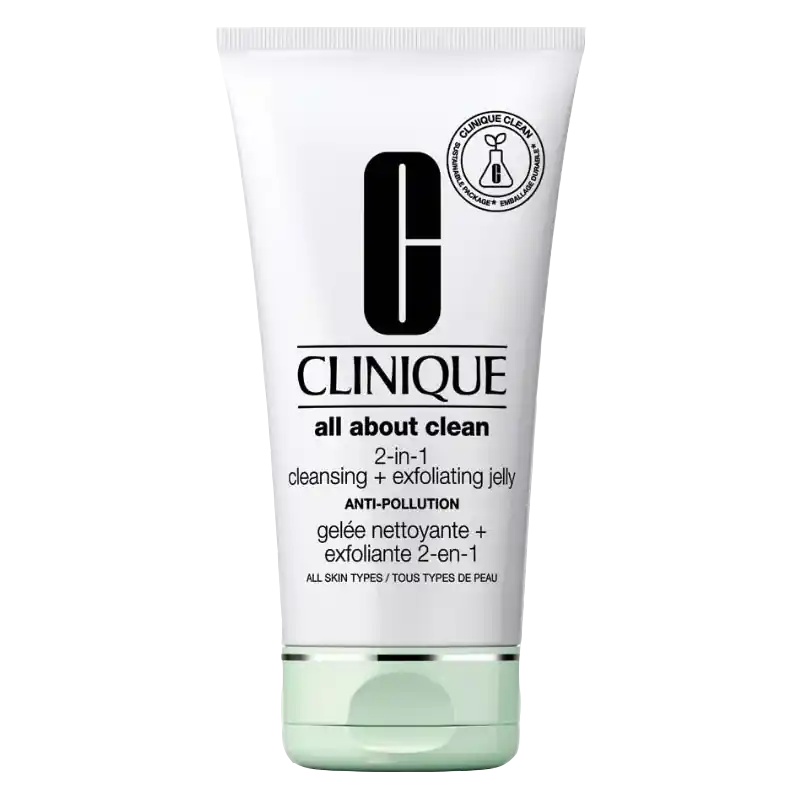 Sichere Zahlung Clinique All About Clean 2-in-1 Cleansing + Exfoliating Jelly Anti-Pollution