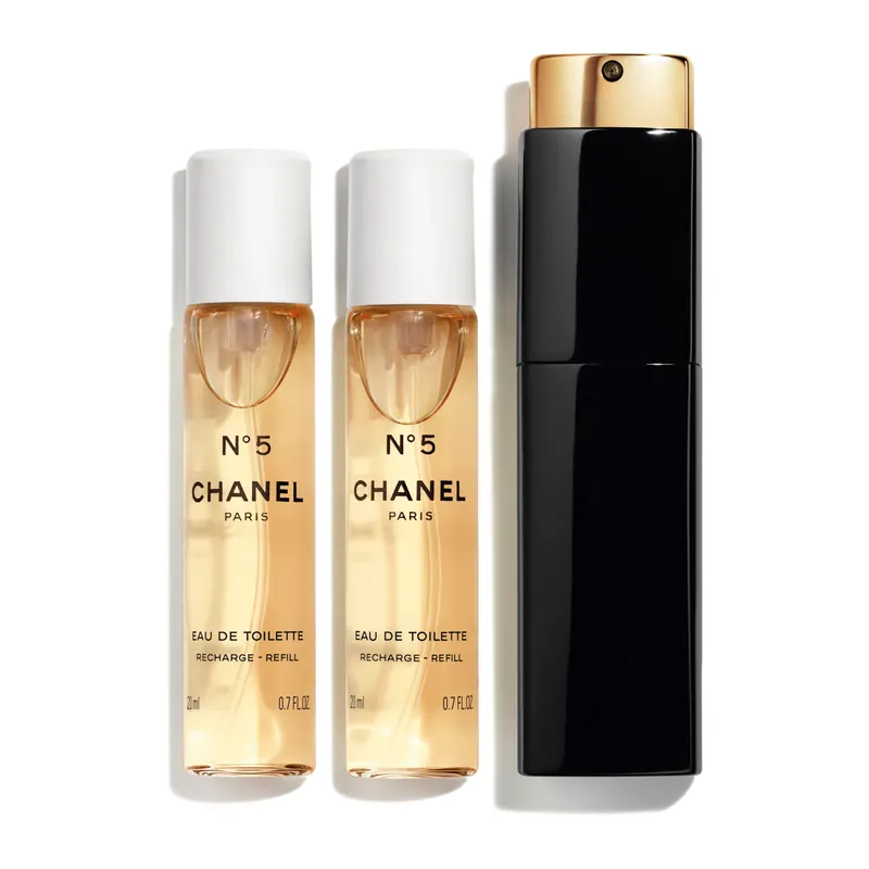 Markenware CHANEL N°5 EAU DE TOILETTE TASCHENZERSTÄUBER 3x20ml