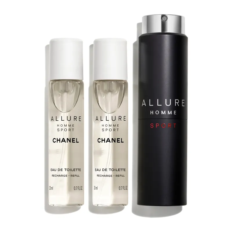 Preisknaller CHANEL ALLURE HOMME SPORT EAU DE TOILETTE NACHFÜLLBARES TWIST & SPRAY 3x20ml