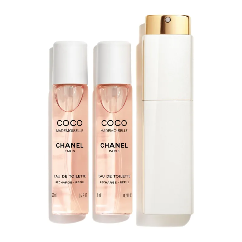 CHANEL COCO MADEMOISELLE EAU DE TOILETTE TWIST & SPRAY 3x20ml Neue Ware