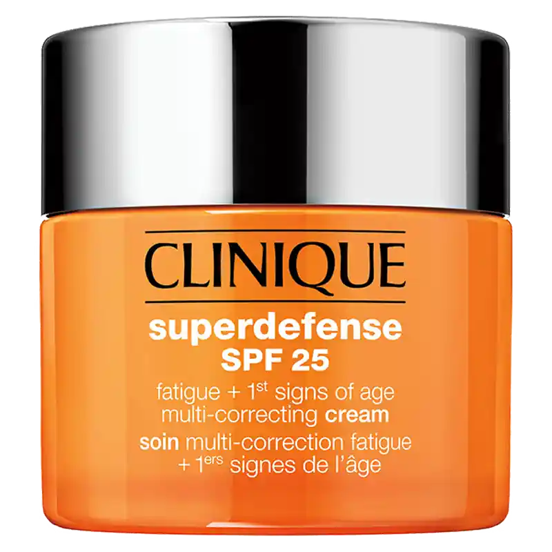 Clinique Superdefense Fatigue + 1st Signs of Age Multi-Correcting Cream SPF25 - Hauttyp 1/2 Versand Am Gleichen Tag
