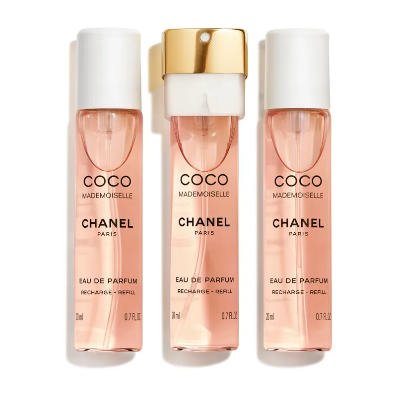 CHANEL COCO MADEMOISELLE EAU DE PARFUM TWIST & SPRAY 3x20ml NACHFÜLLUNG Wochenendangebot