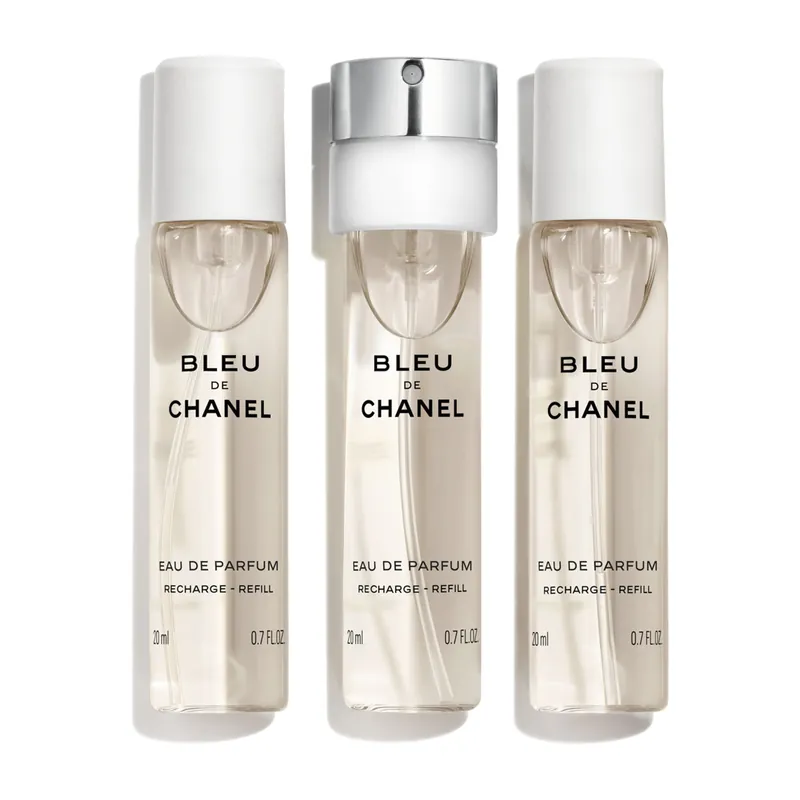 CHANEL BLEU DE CHANEL EAU DE PARFUM TWIST & SPRAY 3x20ml NACHFÜLLUNG Bestseller