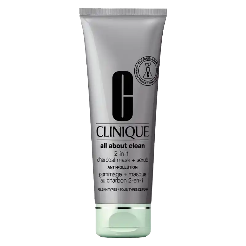 Clinique All About Clean 2-in-1 Charcoal Mask + Scrub Anti-Pollution Preiswert