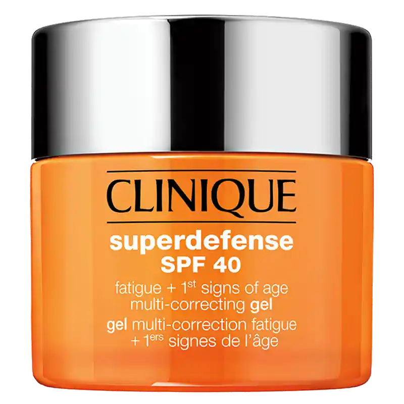 Markenprodukt Clinique Superdefense Fatigue + 1st Signs of Age Multi-Correcting Gel SPF40