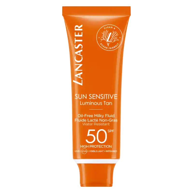 Neue Ware Lancaster Clean Sun Sensitive Milky Fluid SPF 50