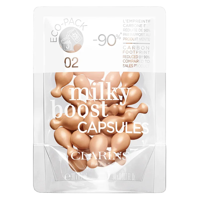 Neuheit Clarins Milky Boost Make-up Capsules Refill 30 x 0,2 ml