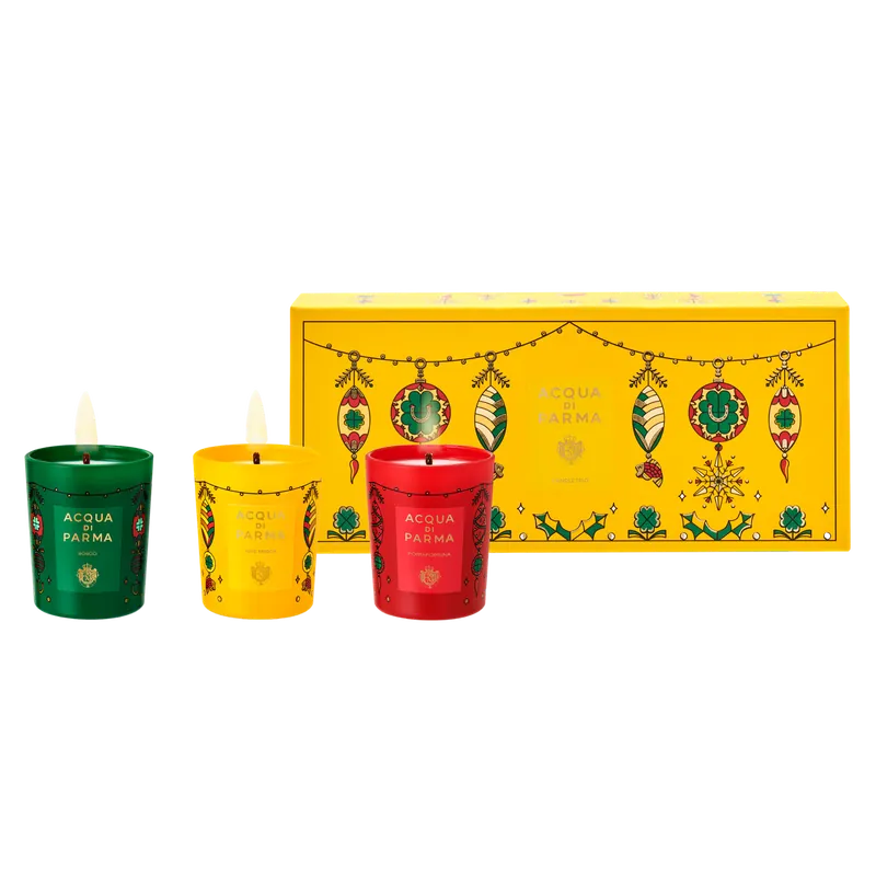 Bestseller ACQUA DI PARMA Holiday Collection Candle Set 3x70g