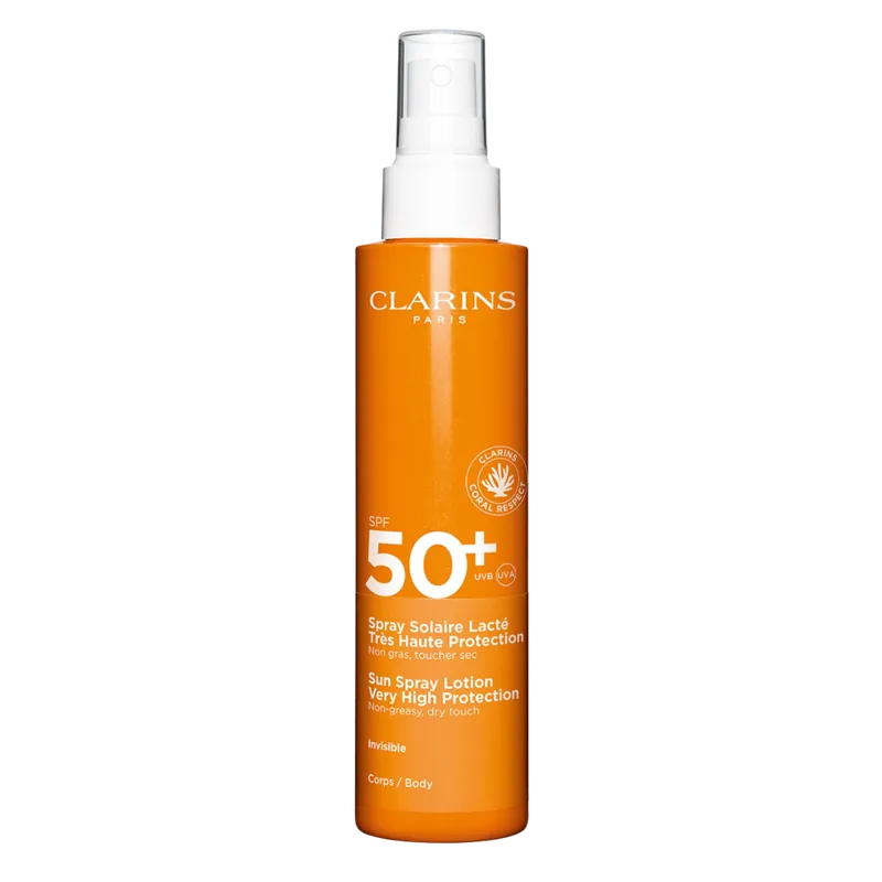 Clarins Sonnenschutz Spray Solaire Lacté Très Haute Protection SPF 50+ Abverkauf
