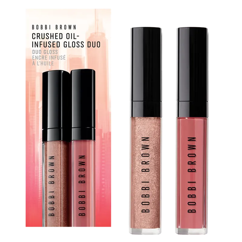 Beliebt Bobbi Brown Lips Crushed Oil Infused Gloss Duo SET