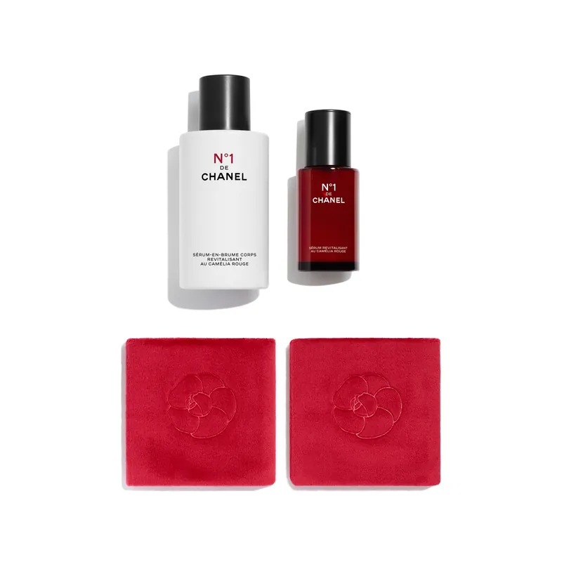 CHANEL N°1 DE CHANEL SPORTSET REVITALISIERENDES SERUM 30ML & REVITALISIERENDES SPRAY-SERUM FÜR DEN KÖRPER 140ML Rabatt