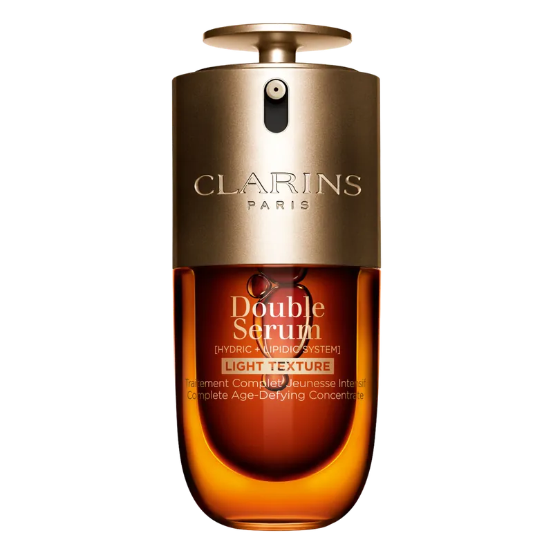 Clarins Double Serum Light Texture Complete Age-Defying Concentrate Solange Der Vorrat Reicht