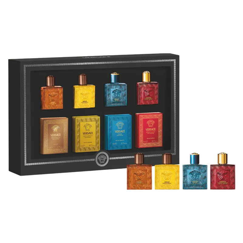 Solange Der Vorrat Reicht Versace Miniaturen 4er Collection Herren SET