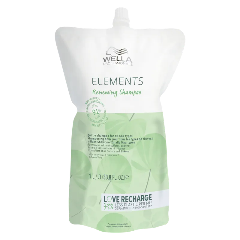 Neu Im Sortiment Wella Professionals Elements Renewing Shampoo Nachfüllung
