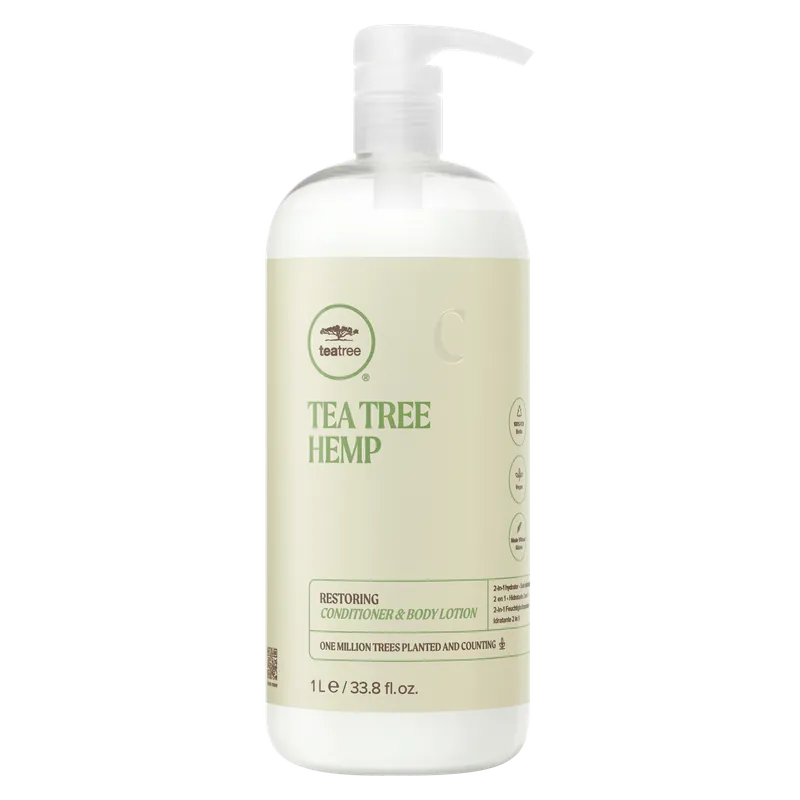Neue Kollektion Paul Mitchell Tea Tree Hemp Restoring Conditioner & Body Lotion