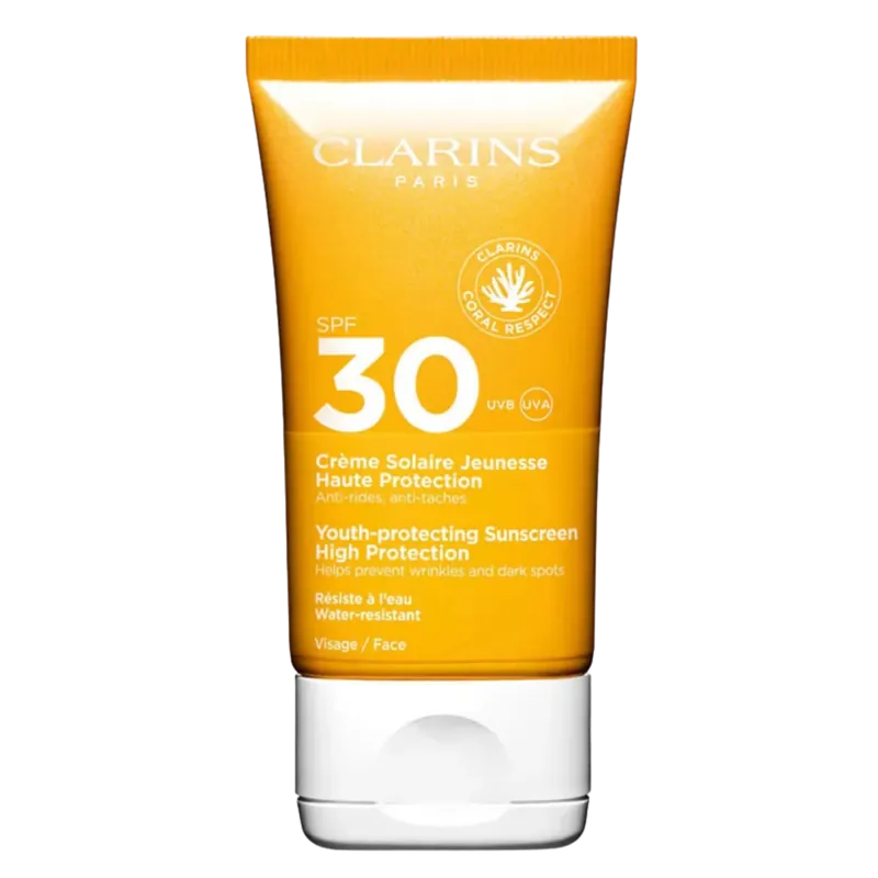 Neue Ware Clarins Sonnenschutz Crème Solaire Jeunesse Haute Protection 30