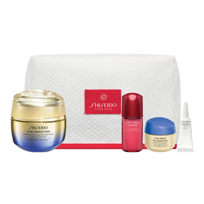 Preisknaller Shiseido Vital Perfection Pouch Set 50ml