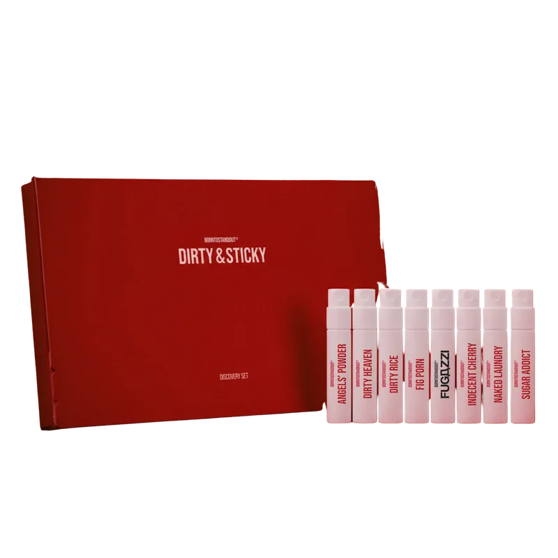 BORNTOSTANDOUT Discovery Dirty & Sticky 8x2ml SET Begrenztes Angebot