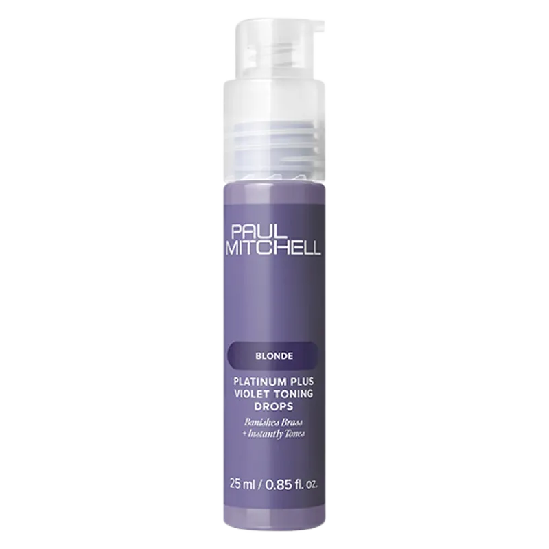 Neu Im Sortiment Paul Mitchell Blonde Platinum Plus Violet Toning Drops