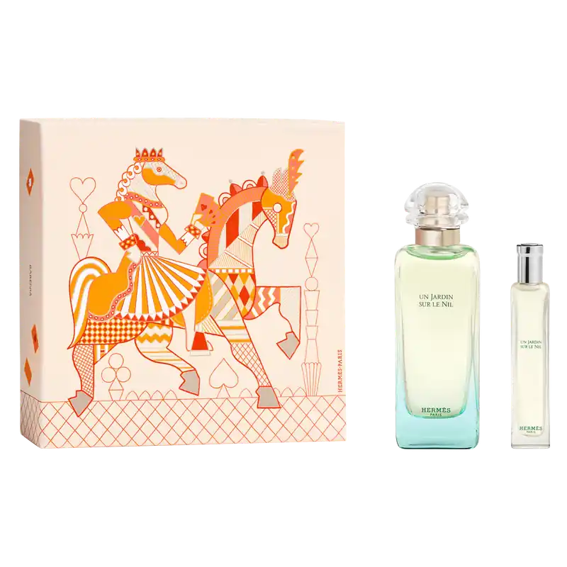 Versand Am Gleichen Tag HERMÈS UN JARDIN SUR LE NIL Eau de Toilette (EdT) 100ml SET