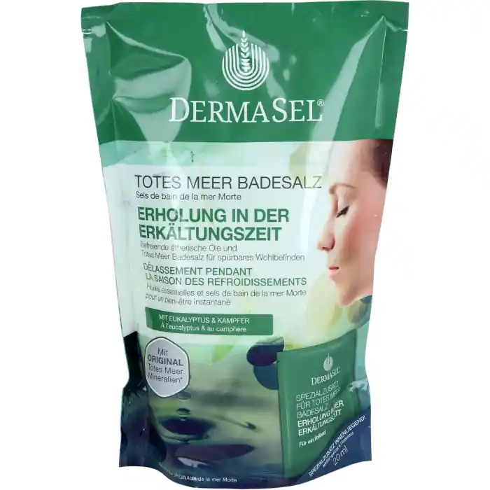 Markenware DermaSel Totes Meer Badesalz + Erkältungszeit SPA