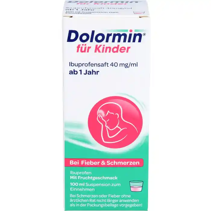 Heißes Angebot Dolormin für Kinder Ibuprofensaft 40 mg/ml