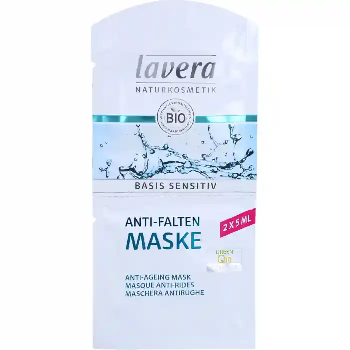 Top-Preis lavera basis sensitiv Anti-Falten Maske Q10 4spr.