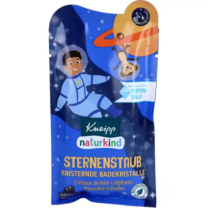 Abverkauf Kneipp naturkind Knisternde Badesalze STERNENSTAUB