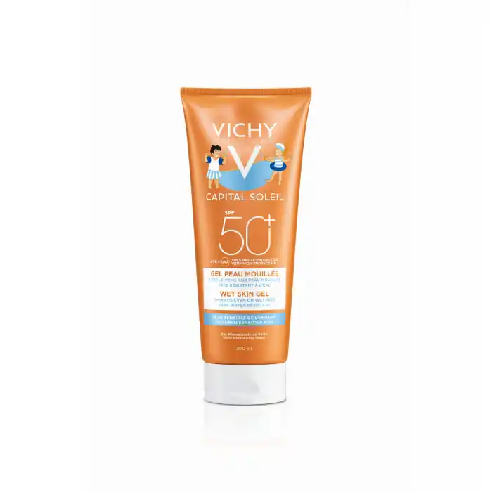 VICHY Capital Soleil Wet Gel-Milch Kinder LSF 50+ Neue Kollektion