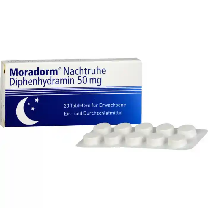 Preiswert Moradorm Nachtruhe Diphenhydramin 50mg