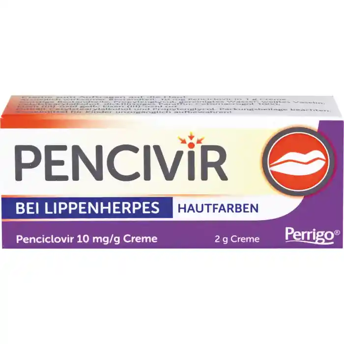 Preisreduziert PENCIVIR bei Lippenherpes Creme hautfarben 1%