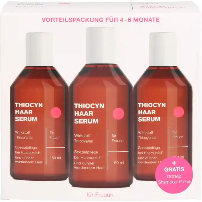 THIOCYN HAARSERUM Frauen 3x150ml Vorteilspackung Garantierte Lieferung