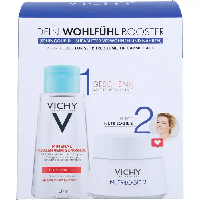 VICHY Nutrilogie 2 sehr trocken+PT Mizelle Coffret Expressversand
