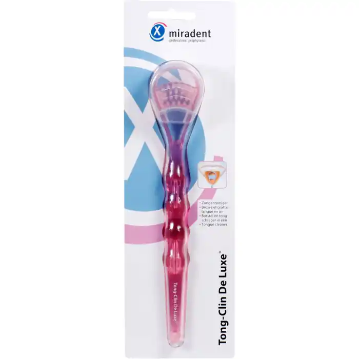 Rabatt Tong-Clin De Luxe Zungenreiniger transparent pink