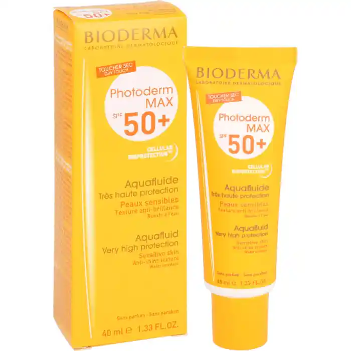 BIODERMA PHOTODERM MAX AQUAFLUIDE SPF 50+ UNGETÖNT Wochenendangebot