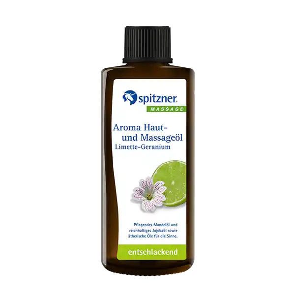 Neu Spitzner Haut- u. Massageöl Limette-Geranium