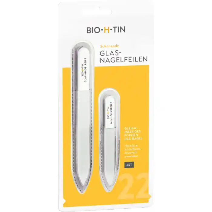 BIO-H-TIN Glas-Nagelfeile Set Neu