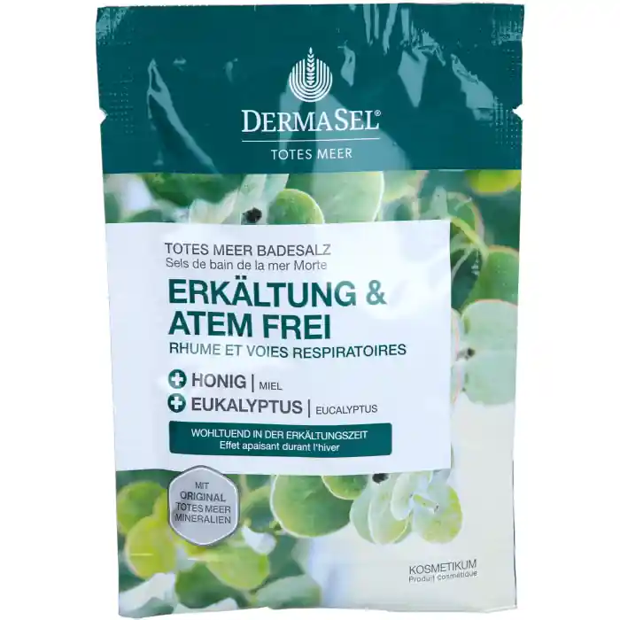 DermaSel Totes Meer Badesalz Erkältung&Atemfrei Schneller Versand