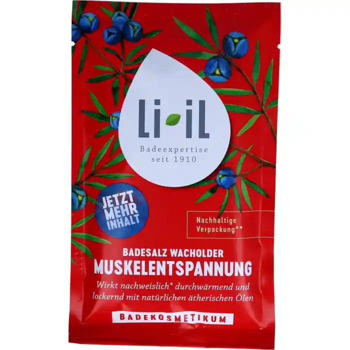 Sichere Zahlung Li-iL Badesalz Wacholder Muskelentspannung