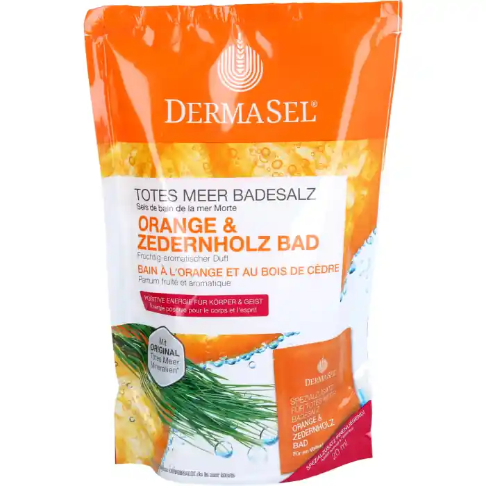 Dermasel Totes Meer Badesalz Orange+Zedernholz Online Kaufen