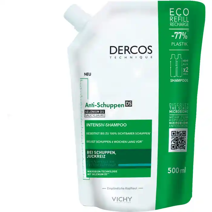 Schneller Versand Vichy Dercos Anti-Schuppen fettig Nachfüllpack