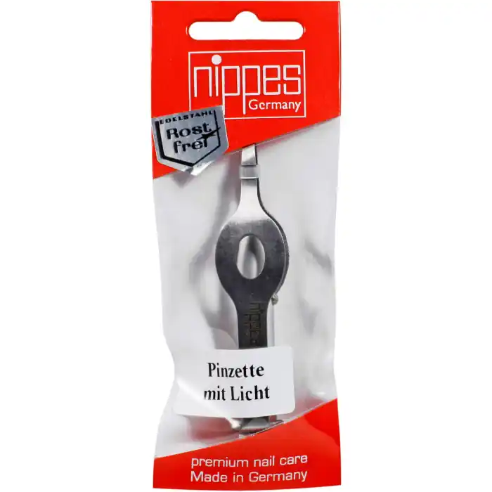 Nippes Pinzette Rostfrei mit Licht Nr.767E Preisreduziert