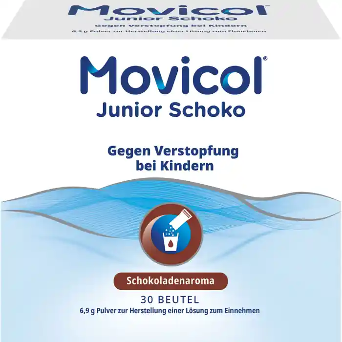 MOVICOL Jun.Schoko Pulv.z.Herst.e.Lsg.z.Einnehmen Neue Kollektion