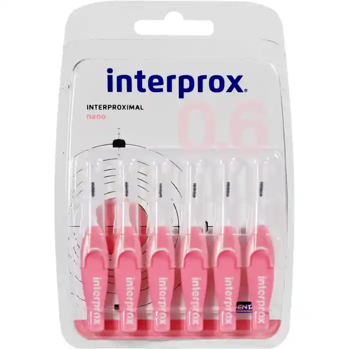 INTERPROX reg nano rosa Interdentalbürste Blister Bestseller