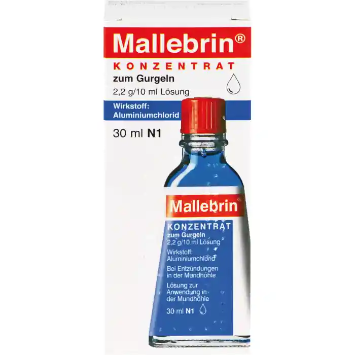Aktuell Mallebrin Konzentrat zum Gurgeln