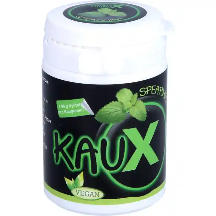 kauX Zahnpflegekaugummi spearmint mit Xylitol Highlight