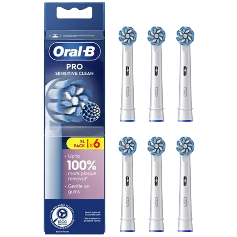 Solange Der Vorrat Reicht Oral-B EB60RX-6 Pro Sensitive Clean Brush Heads 6pcs