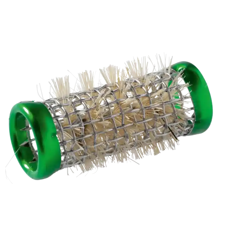 Ausverkauf Sibel Metal Roller Green 12pcs 15mm Short