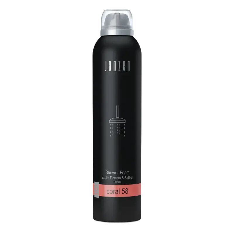 JANZEN Shower Foam 200ml Coral 58 Expressversand